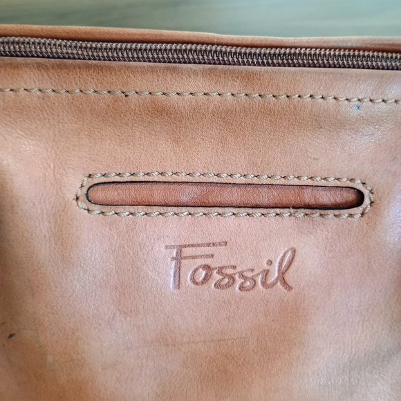 Fossil Tan Leather Women's Bag - Picture 3 of 11